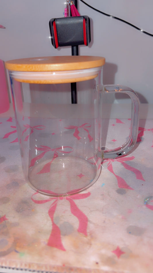 Glass mugs